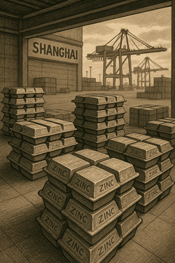 Shanghai Zinc Premiums Steady: Limited Liquidity and Only Marginal Export Activity