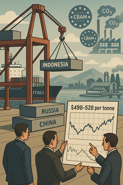 Slab Import Prices Rise Slightly in Italy: Suppliers Anticipate Impact of CBAM and Increased Activity in Plate Market