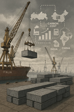 Slab Import Prices Decrease in Italy: Russian Offers Push Market Down, While Asia Remains Supported by CBAM