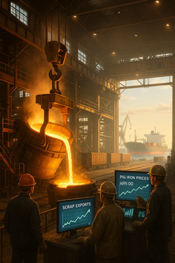 US Alternative Iron Prices Steady — Scrap Expectations Rise, But Pig Iron Remains Balanced
