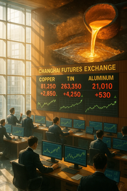 Base Metal Prices Rise in Shanghai: Optimism Over Trade Negotiations Drives Prices