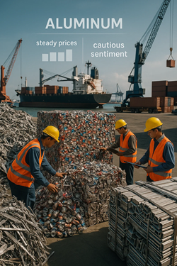 Southeast Asian Aluminum Scrap: Market Cautious Amid LME Volatility, Weak Demand, and Stable Prices for Secondary Alloys