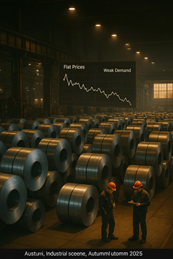 US: Cold-Rolled and Galvanized Prices Steady, Weak Demand Until Year-End