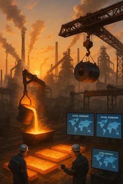 Worldsteel Prevede Una Crescita della Domanda Globale di Acciaio nel 2026: Ripartenza per Europa e Paesi Emergenti