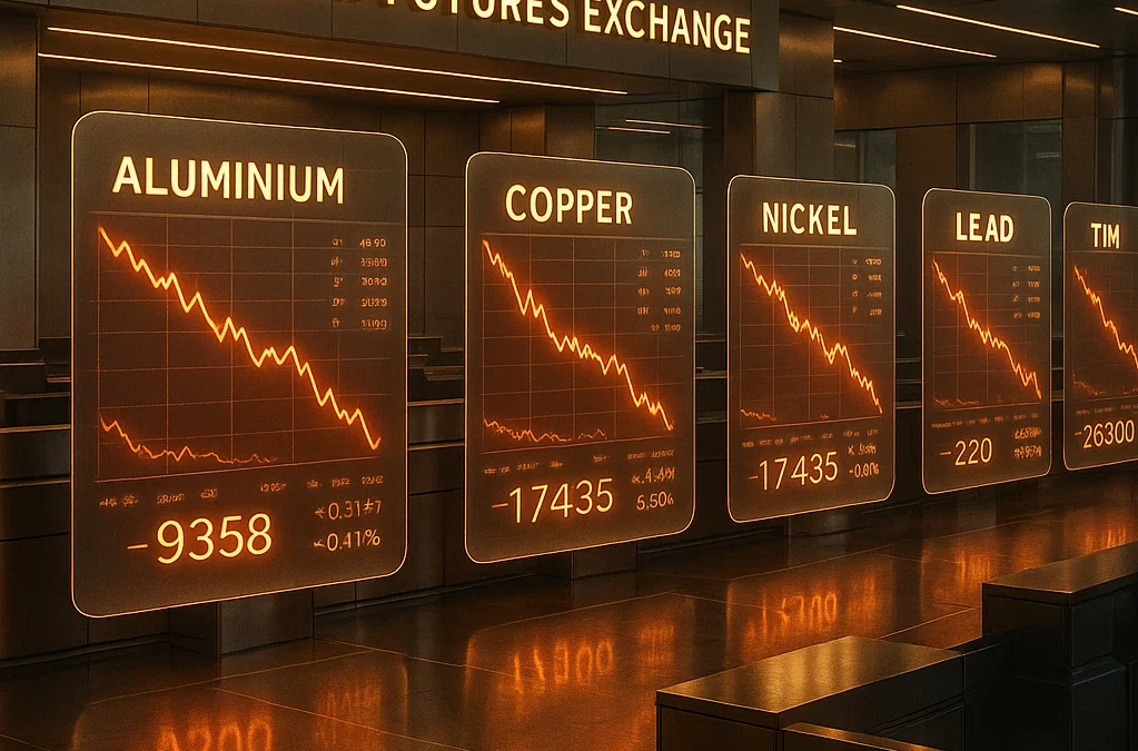 Mercati Dei Metalli In Calo Allo SHFE Mentre Svaniscono Le Attese Di Un Taglio Dei Tassi Usa