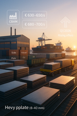 European Heavy Plate Prices: Stability on the Surface, Upward Pressures Coming