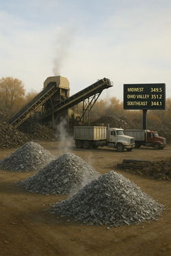 Shredder Feed Prices Steady in the United States: Market Flat and Expectations for a Rebound at Year-End