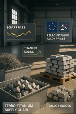 Ferro-Titanio Europeo In Equilibrio: Prezzi Stabili, Scrap Divergente E Pressioni Logistiche Di Fine Anno