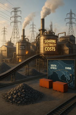 La Crisi Dell’Energia Travolge Il Ferro-Cromo Sudafricano: Samancor Rischia 2.500 Posti Di Lavoro