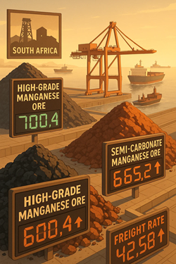 Manganese: Prezzi In Risalita In Cina Con Scorte Limitate E Minore Disponibilità Di Materiale High Grade