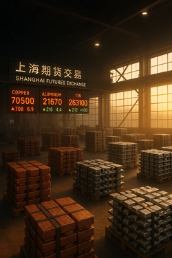 Metalli Di Base In Ripresa: Rally Mattutino Allo Shanghai Futures Exchange