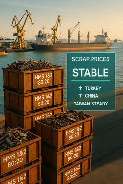 Taiwan Mantiene La Calma: Prezzi Del Rottame Stabili Nonostante Il Rimbalzo Globale