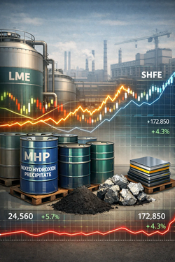 I Prezzi Del Solfato Di Nichel In Cina Volano Spinti Dai Futures, Ma La Domanda Ncm Resta Debole