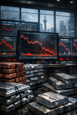 Metalli Di Base In Calo Allo SHFE: Lo Stagno Guida Le Perdite Nella Sessione Mattutina