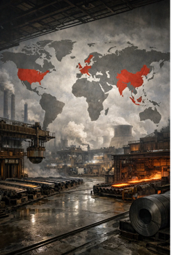 Produzione Globale Di Acciaio In Calo Nel 2025: La Debolezza Si Estende Ai Principali Mercati