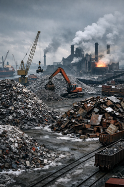 Rottame Di Acciaio In Rialzo Nel Regno Unito: Gennaio 2026 Tra Offerta Stagionale Ridotta E Pressioni Ambientali