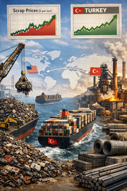 Rottame Usa–Turchia: Prezzi Record Dalla West Coast Nonostante Il Rallentamento Della Domanda Turca