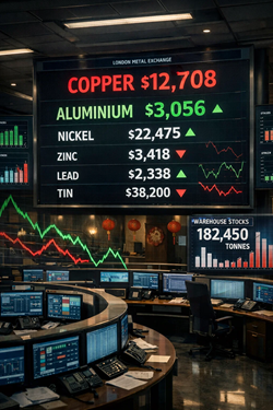 Metalli Di Base All’LME: Rialzi Contenuti In Un Mercato A Bassa Liquidità