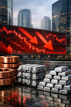 Metalli Di Base In Calo Allo SHFE: Presa Di Profitto E Tensioni Macro Spingono Al Ribasso I Prezzi
