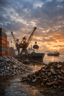 Rottame Containerizzato Verso Taiwan Ai Massimi Da Novembre