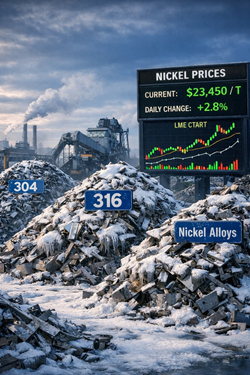 Rottame Inox Usa: Prezzi In Rialzo Tra Neve, Nichel E Domanda In Ripresa
