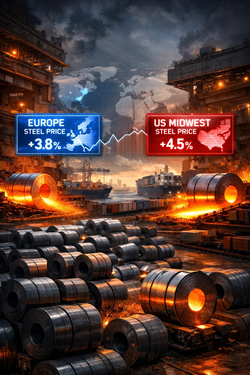 Acciaio Globale In Rialzo: Europa E Stati Uniti Spingono I Prezzi Dell’HRC
