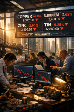 Calo Dei Metalli Di Base Sullo SHFE: Lo Stagno Guida Le Perdite