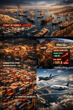Commercio Globale Sotto Pressione: La Crisi Dello Stretto Di Hormuz Scuote Trasporti E Logistica