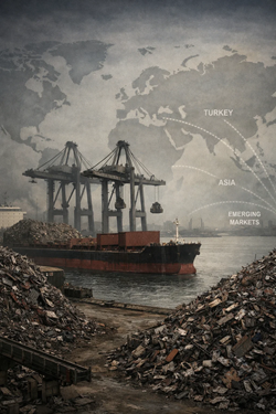 Export Di Rottame Ferroso USA: Domanda Globale In Ritirata E Nuovi Equilibri