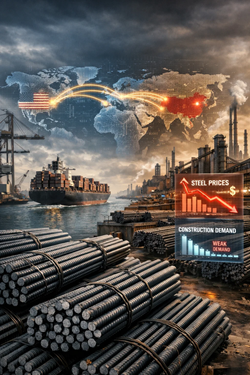 Mercato Globale Del Tondo Per Cemento Armato Tra Domanda Debole E Incertezze Macroeconomiche