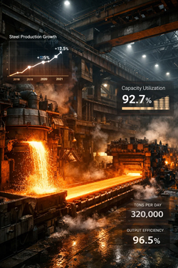 Produzione Di Acciaio Negli Stati Uniti In Crescita Tra Ripresa Industriale E Maggiore Utilizzo Degli Impianti