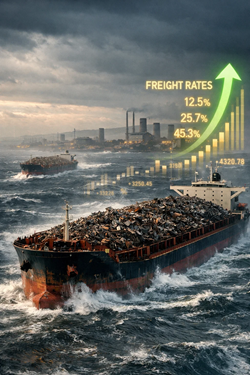 Export Usa Di Rottame: Prezzi Sostenuti Nonostante Domanda Debole