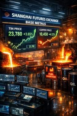 Metalli Di Base In Rialzo Sullo SHFE Tra Energia Cara E Rischi Sull’Offerta