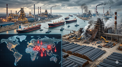 Produzione Globale Di Acciaio In Calo: Il Medio Oriente Guida La Frenata Tra Guerra, Supply Chain Interrotte E Prezzi In Rialzo