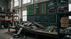 Metalli SHFE In Calo: Lo Stagno Crolla Tra Pressione Macro, Rally AI In Affanno E Scorte In Forte Ripresa
