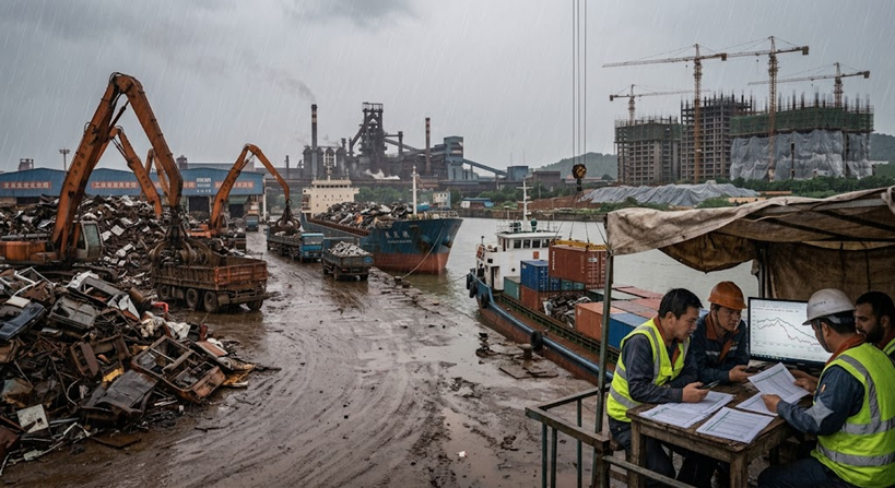 Global Steel Scrap Lower, With Weak Demand And More Competitive Billet